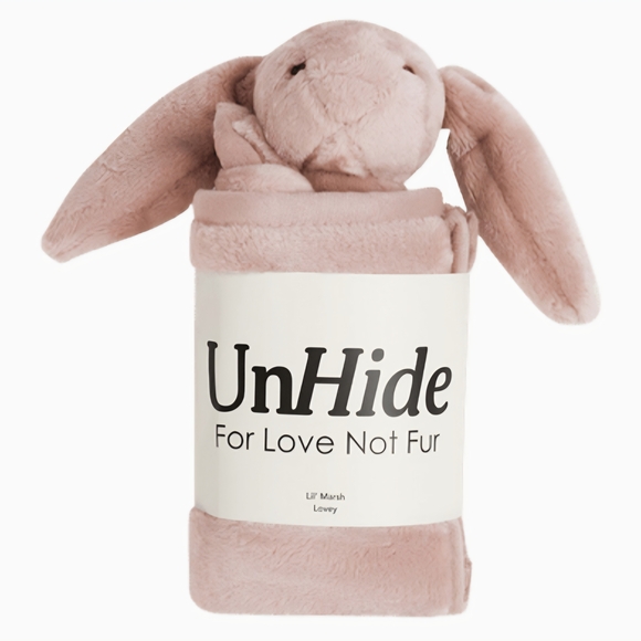 UnHide Lovey Plush Pink Blanket - Picture 1 of 8